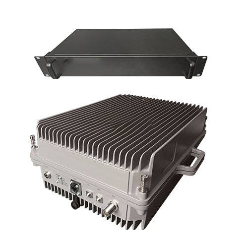  阿克塞TETRA800数字警用集群数字光纤直放站远近端机